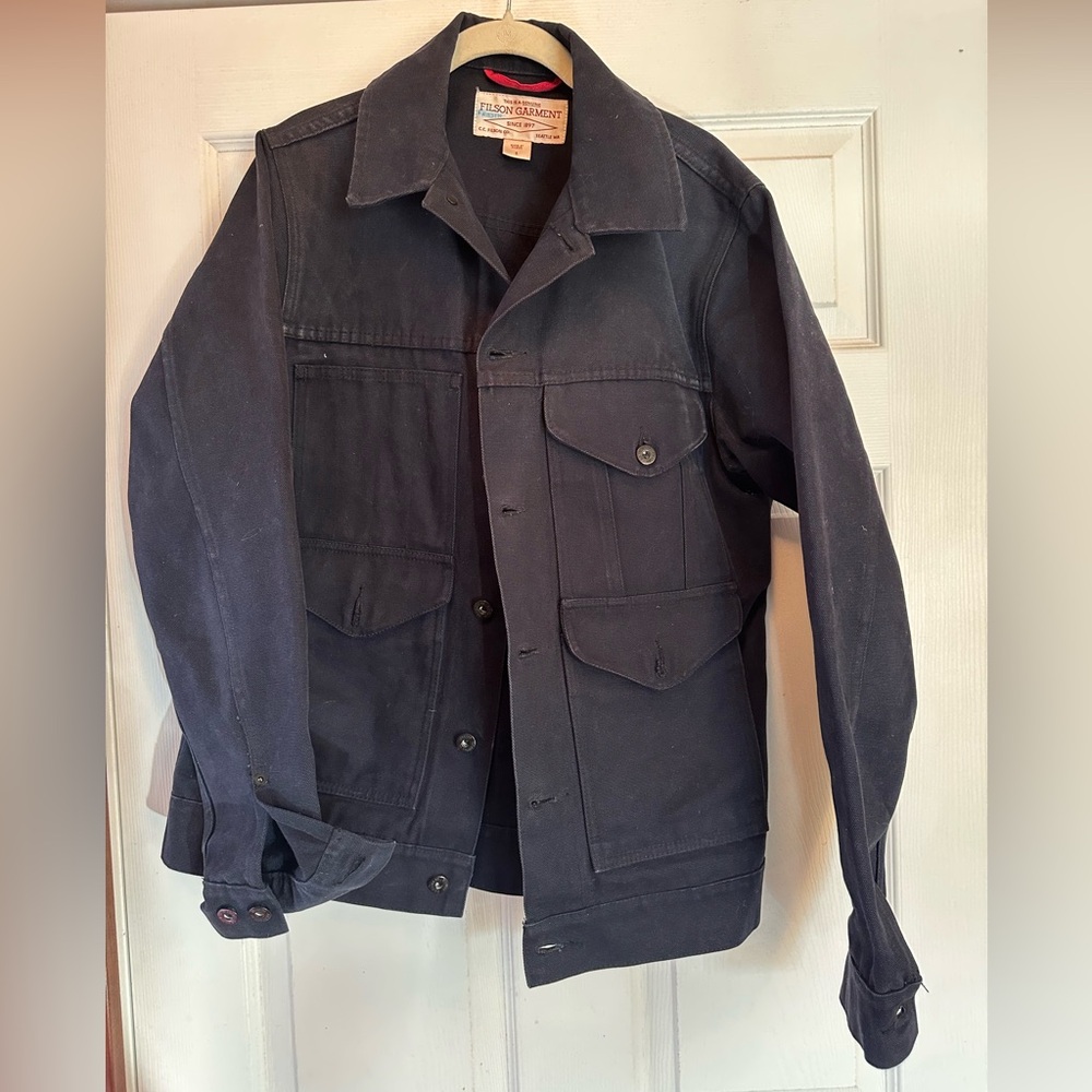 Filson Navy Canvas Field Jacket